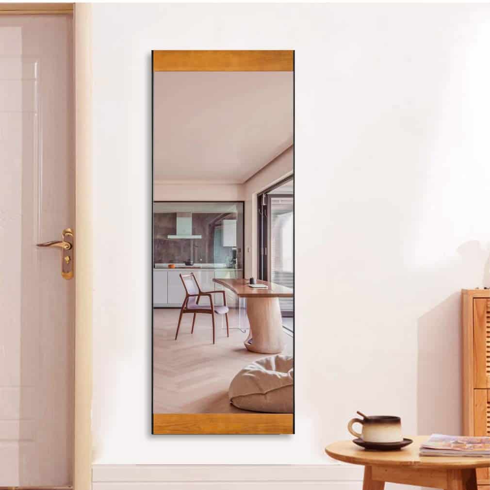NeuType 65"x22" Full Length Mirror Standing Hanging or Leaning Against Wall,
